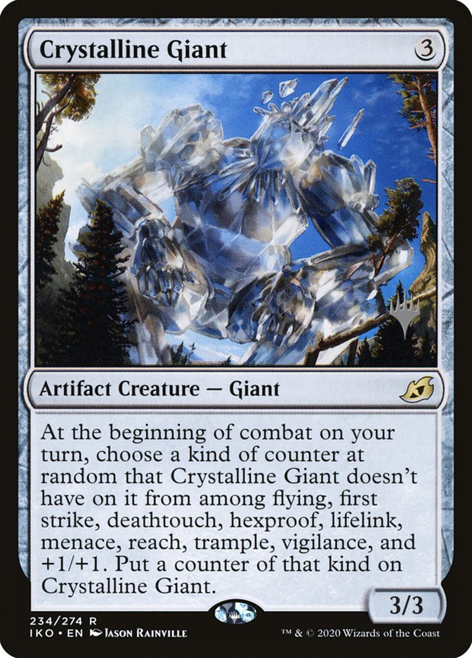 Crystalline Giant (Promo Pack) [Ikoria: Lair of Behemoths Promos] | Exor Games Summserside