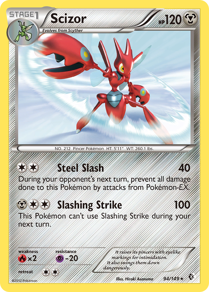 Scizor (94/149) [Black & White: Boundaries Crossed] | Exor Games Summserside