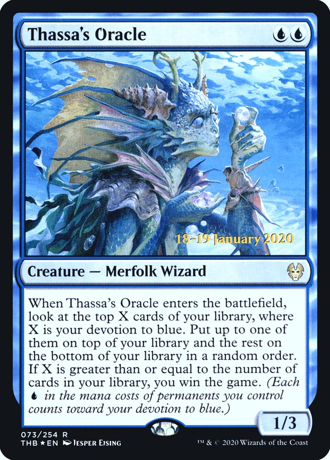 Thassa's Oracle [Theros Beyond Death Prerelease Promos] | Exor Games Summserside