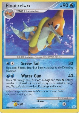 Floatzel (2/12) [Diamond & Pearl: Trainer Kit - Manaphy] | Exor Games Summserside