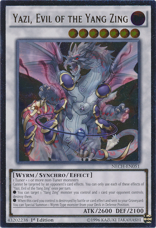 Yazi, Evil of the Yang Zing [NECH-EN051] Ultimate Rare | Exor Games Summserside