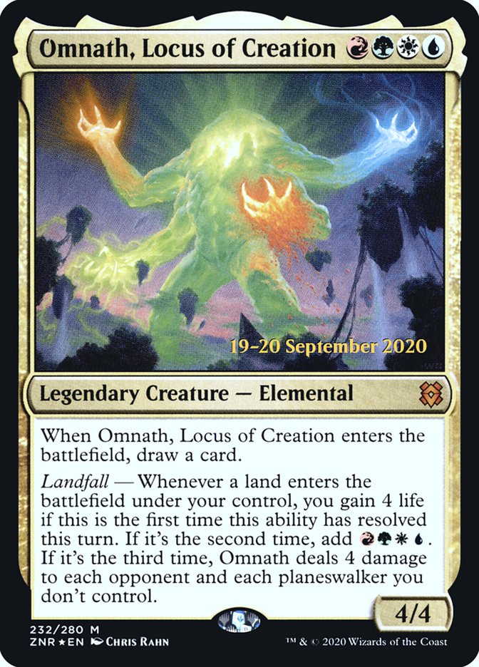 Omnath, Locus of Creation  [Zendikar Rising Prerelease Promos] | Exor Games Summserside