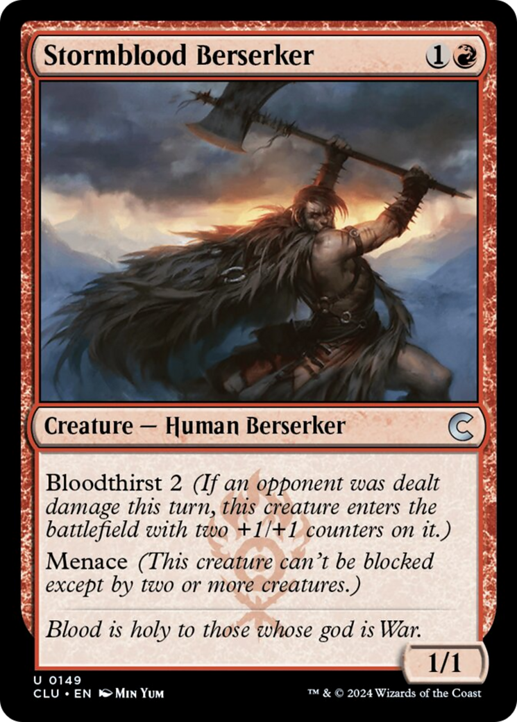 Stormblood Berserker [Ravnica: Clue Edition] | Exor Games Summserside