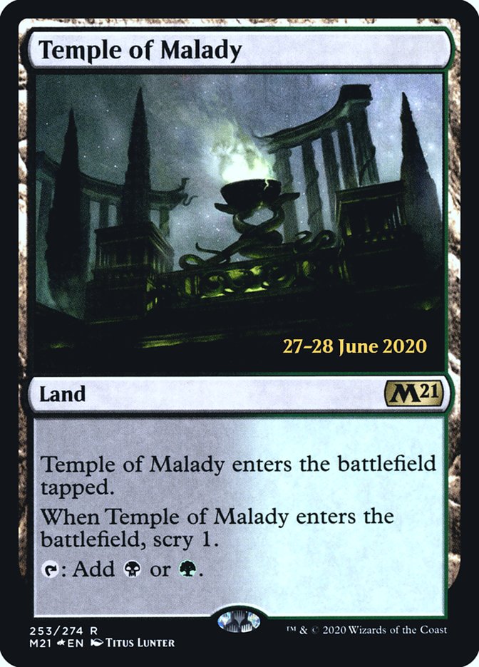 Temple of Malady  [Core Set 2021 Prerelease Promos] | Exor Games Summserside