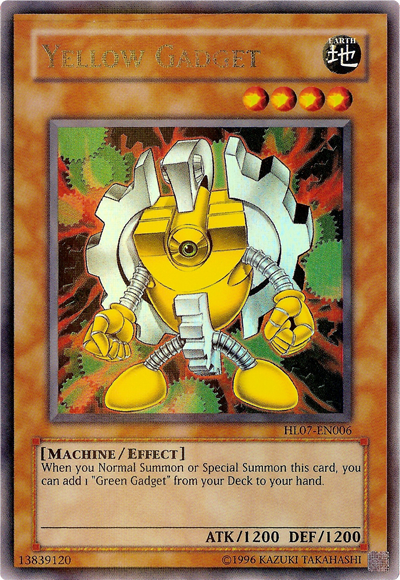 Yellow Gadget [HL07-EN006] Parallel Rare | Exor Games Summserside