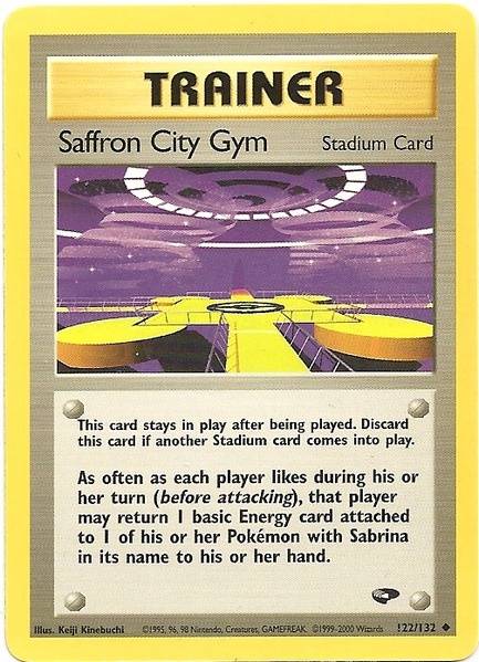 Saffron City Gym (122/132) [Gym Challenge Unlimited] | Exor Games Summserside