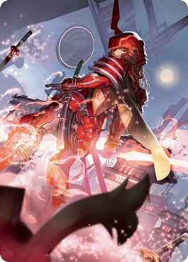 Peerless Samurai Art Card [Kamigawa: Neon Dynasty Art Series] | Exor Games Summserside