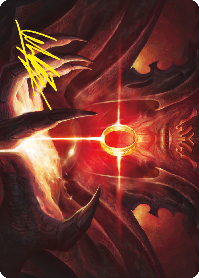 Sol Ring Art Card (Gold-Stamped Signature) [The Lord of the Rings: Tales of Middle-earth Art Series] | Exor Games Summserside