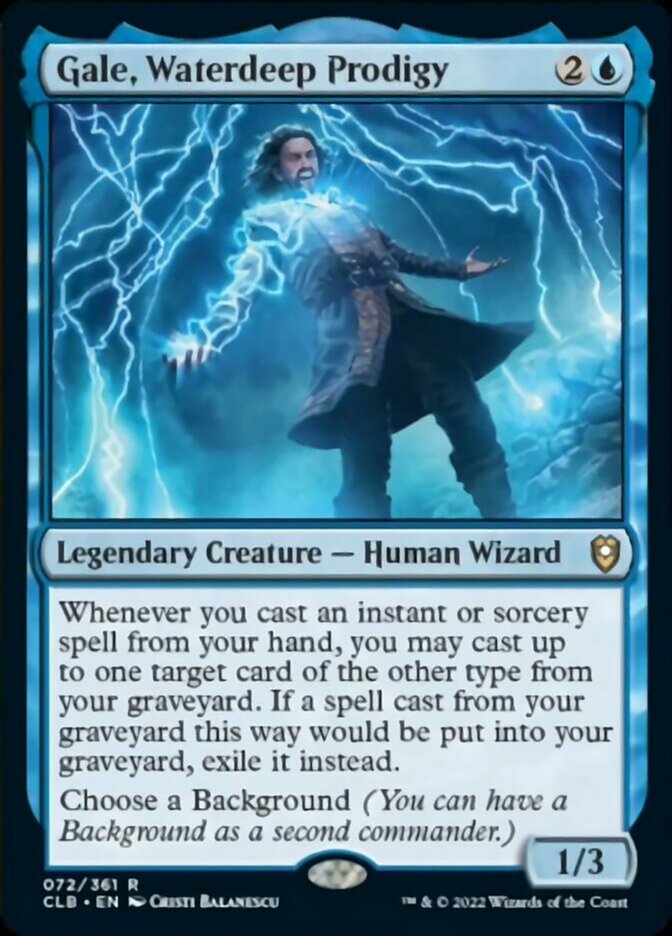 Gale, Waterdeep Prodigy [Commander Legends: Battle for Baldur's Gate] | Exor Games Summserside