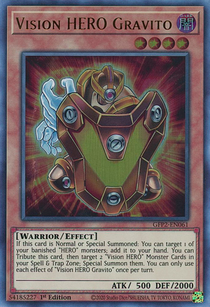 Vision HERO Gravito [GFP2-EN061] Ultra Rare | Exor Games Summserside