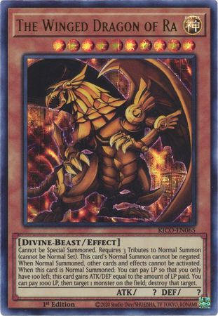 The Winged Dragon of Ra (Ultra Pharaoh's Rare) [KICO-EN065] Ultra Pharaoh’s Rare | Exor Games Summserside