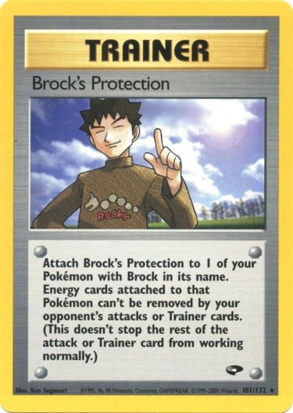 Brock's Protection (101/132) [Gym Challenge Unlimited] | Exor Games Summserside