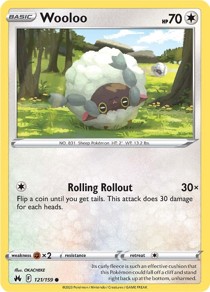 Wooloo (121/159) [Sword & Shield: Crown Zenith] | Exor Games Summserside