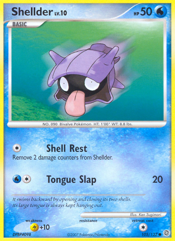 Shellder (105/132) [Diamond & Pearl: Secret Wonders] | Exor Games Summserside