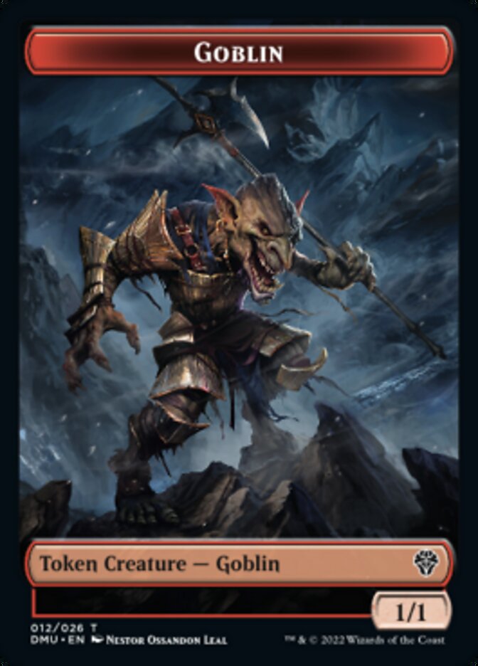 Saproling // Goblin Double-sided Token [Dominaria United Tokens] | Exor Games Summserside