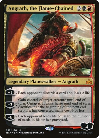 Angrath, the Flame-Chained [Rivals of Ixalan] | Exor Games Summserside