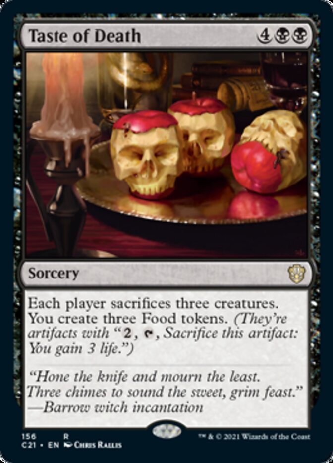 Taste of Death [Commander 2021] | Exor Games Summserside