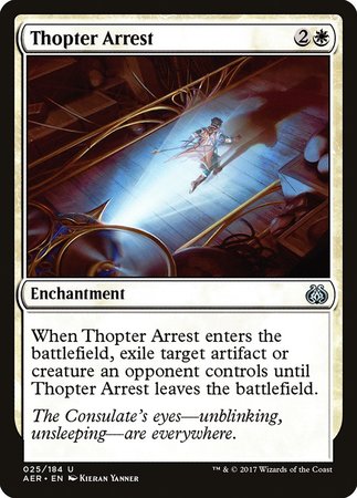 Thopter Arrest [Aether Revolt] | Exor Games Summserside