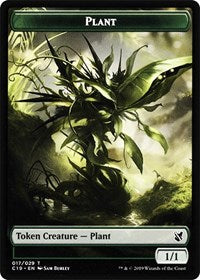 Plant // Morph Double-sided Token [Commander 2019 Tokens] | Exor Games Summserside