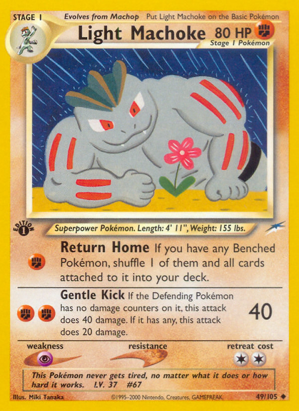 Light Machoke (49/105) [Neo Destiny 1st Edition] | Exor Games Summserside