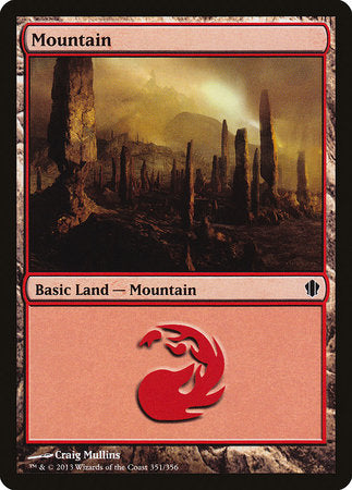 Mountain (351) [Commander 2013] | Exor Games Summserside