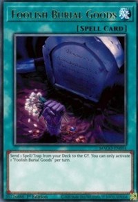 Foolish Burial Goods [MAGO-EN054] Rare | Exor Games Summserside