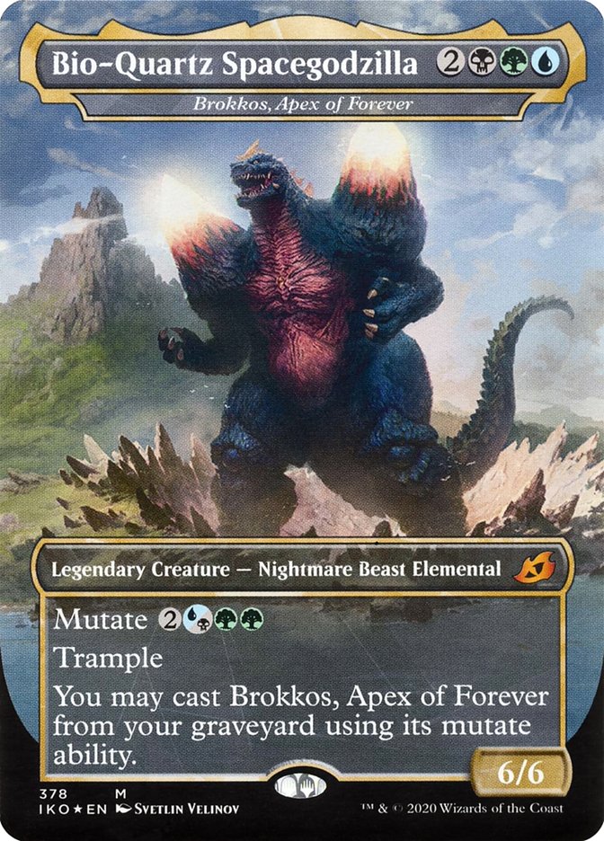 Brokkos, Apex of Forever - Bio-Quartz Spacegodzilla (Godzilla Series) [Ikoria: Lair of Behemoths] | Exor Games Summserside