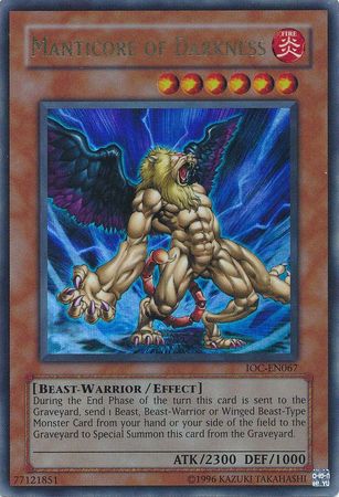 Manticore of Darkness [IOC-EN067] Ultra Rare | Exor Games Summserside