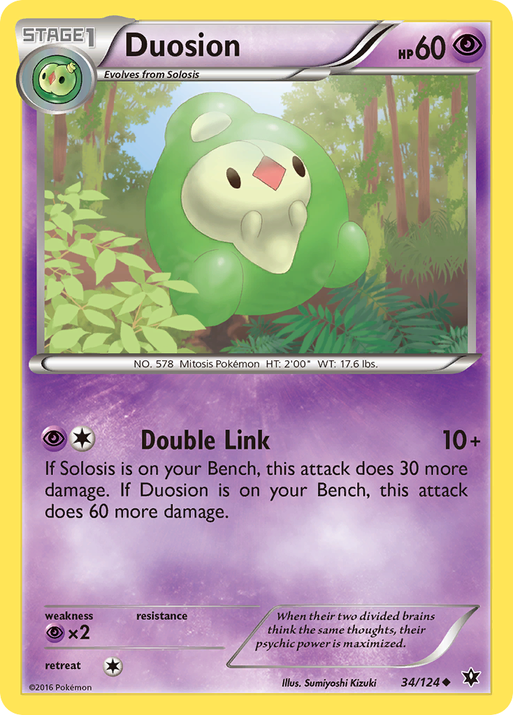 Duosion (34/124) [XY: Fates Collide] | Exor Games Summserside