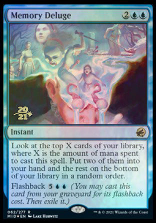 Memory Deluge [Innistrad: Midnight Hunt Prerelease Promos] | Exor Games Summserside