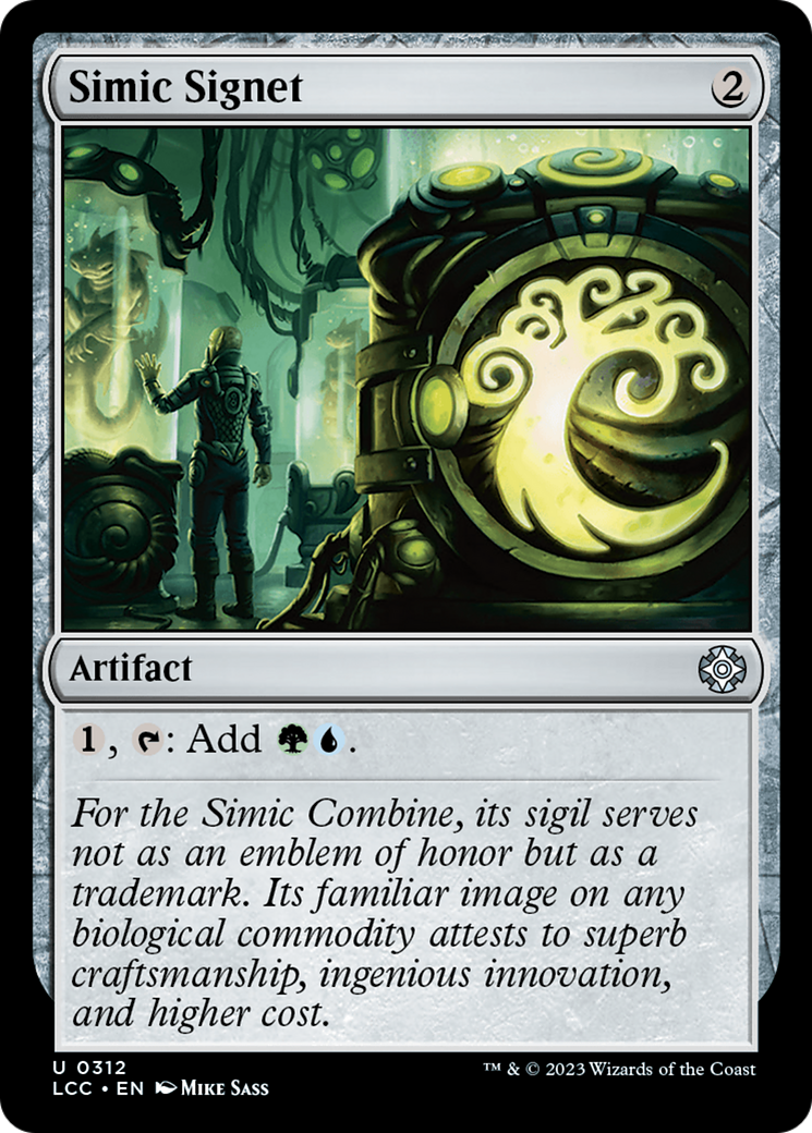 Simic Signet [The Lost Caverns of Ixalan Commander] | Exor Games Summserside