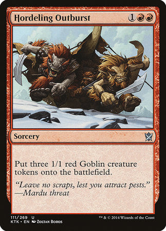 Hordeling Outburst [Khans of Tarkir] | Exor Games Summserside