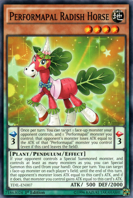 Performapal Radish Horse [TDIL-EN007] Common | Exor Games Summserside