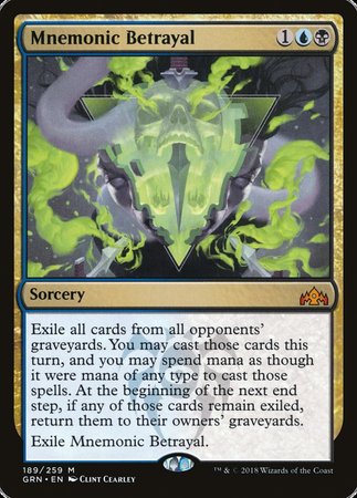 Mnemonic Betrayal [Guilds of Ravnica] | Exor Games Summserside