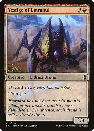 Vestige of Emrakul [Battle for Zendikar] | Exor Games Summserside