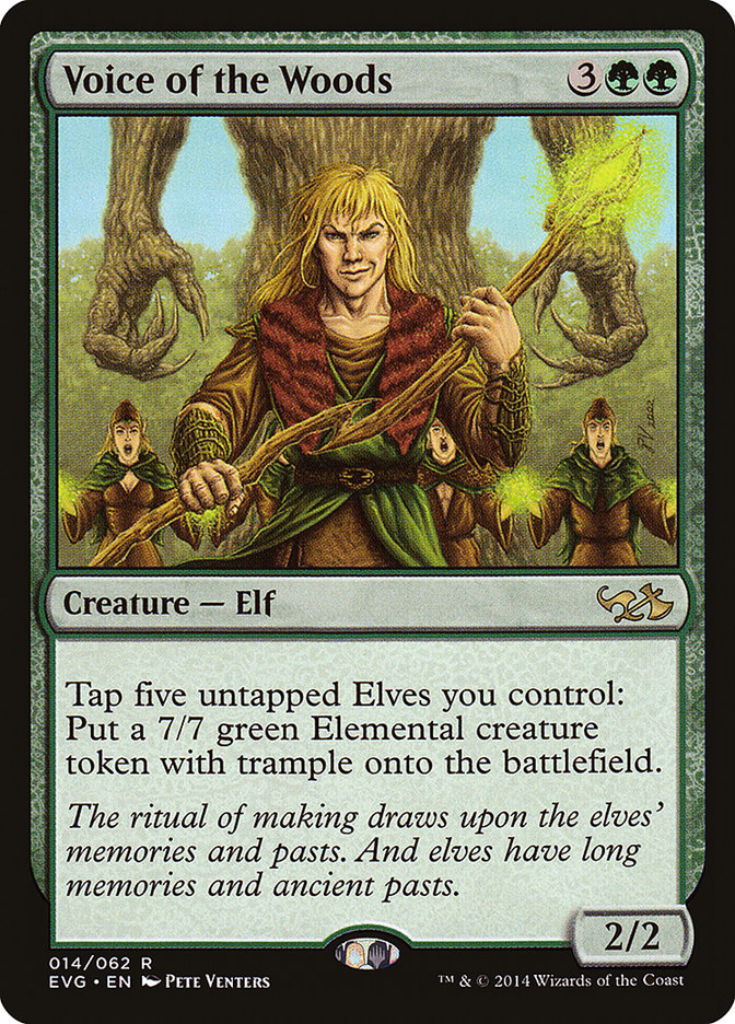 Voice of the Woods (Elves vs. Goblins) [Duel Decks Anthology] | Exor Games Summserside