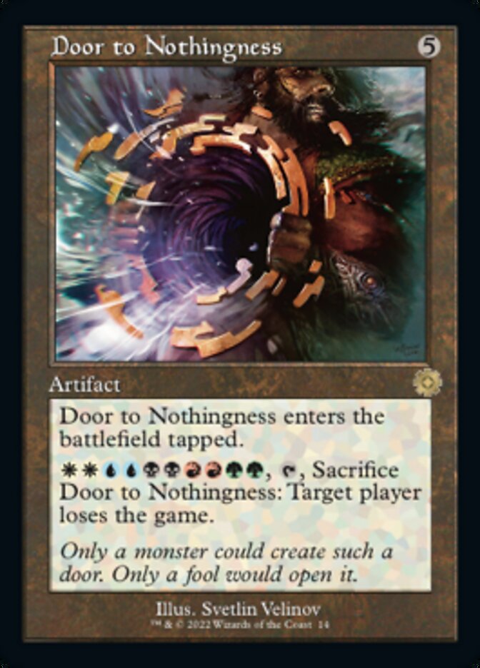 Door to Nothingness (Retro) [The Brothers' War Retro Artifacts] | Exor Games Summserside