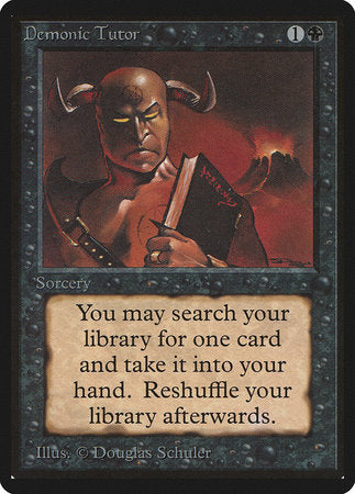 Demonic Tutor [Limited Edition Beta] | Exor Games Summserside