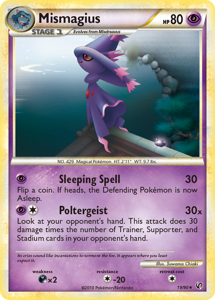 Mismagius (19/90) [HeartGold & SoulSilver: Undaunted] | Exor Games Summserside