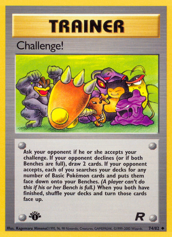 Challenge! (74/82) [Team Rocket 1st Edition] | Exor Games Summserside