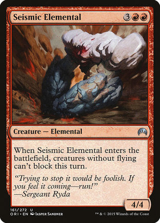 Seismic Elemental [Magic Origins] | Exor Games Summserside