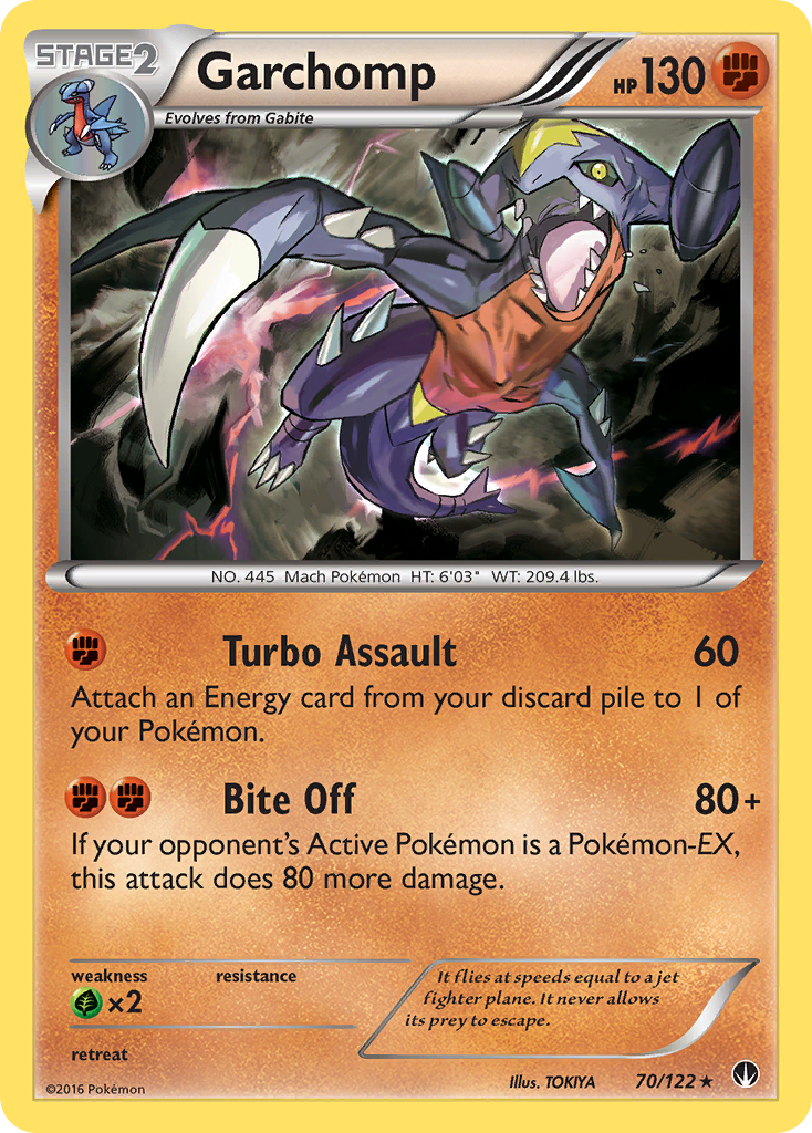 Garchomp (70/122) [XY: BREAKpoint] | Exor Games Summserside