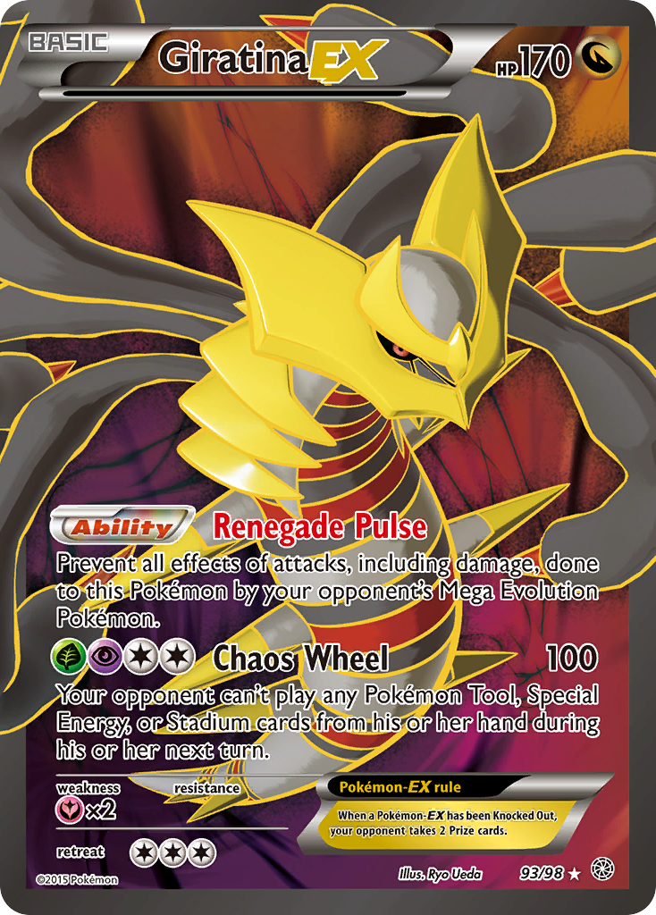 Giratina EX (93/98) [XY: Ancient Origins] | Exor Games Summserside