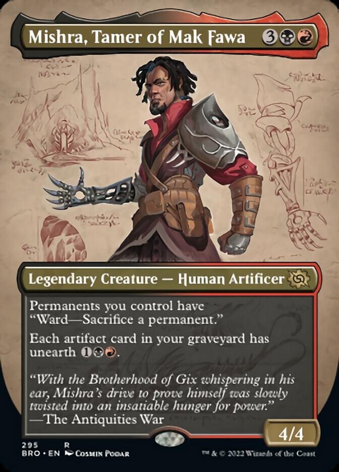 Mishra, Tamer of Mak Fawa (Borderless Alternate Art) [The Brothers' War] | Exor Games Summserside