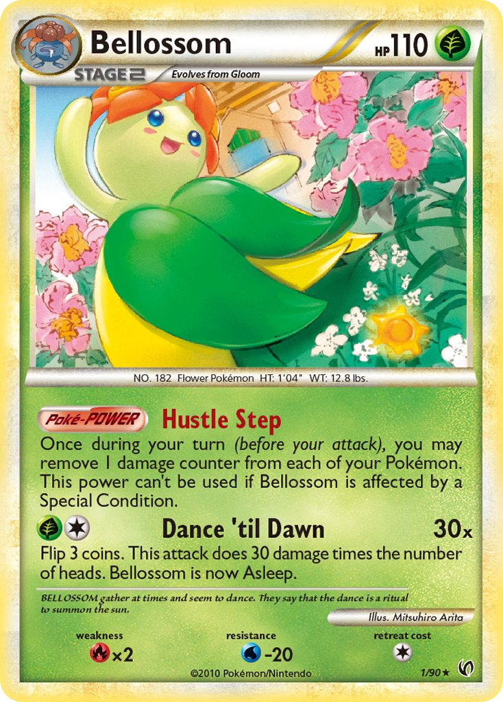 Bellossom (1/90) (Theme Deck Exclusive) [HeartGold & SoulSilver: Undaunted] | Exor Games Summserside