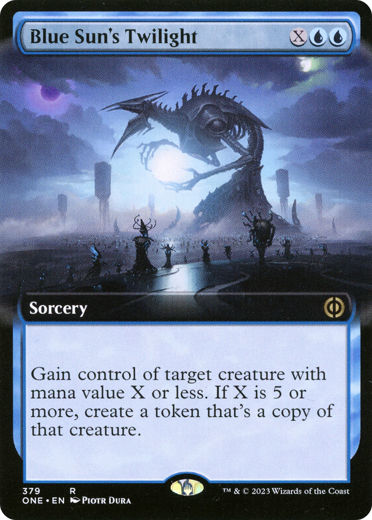 Blue Sun's Twilight (Extended Art) [Phyrexia: All Will Be One] | Exor Games Summserside