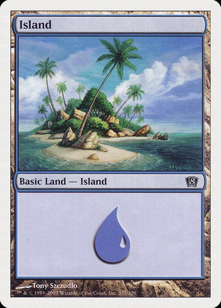 Island (337) [Eighth Edition] | Exor Games Summserside