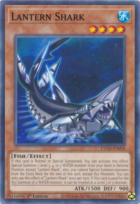 Lantern Shark [ETCO-EN018] Common | Exor Games Summserside