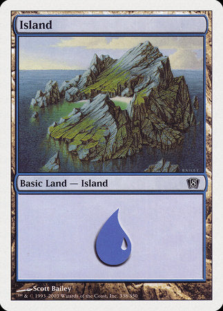 Island (338) [Eighth Edition] | Exor Games Summserside