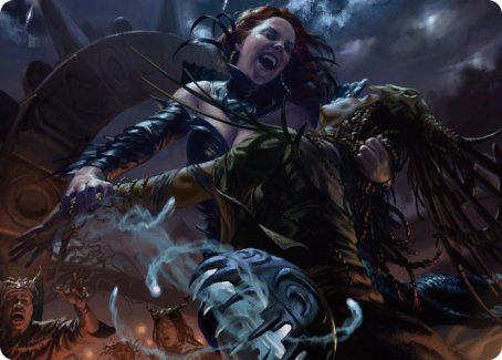 Olivia's Midnight Ambush Art Card [Innistrad: Midnight Hunt Art Series] | Exor Games Summserside